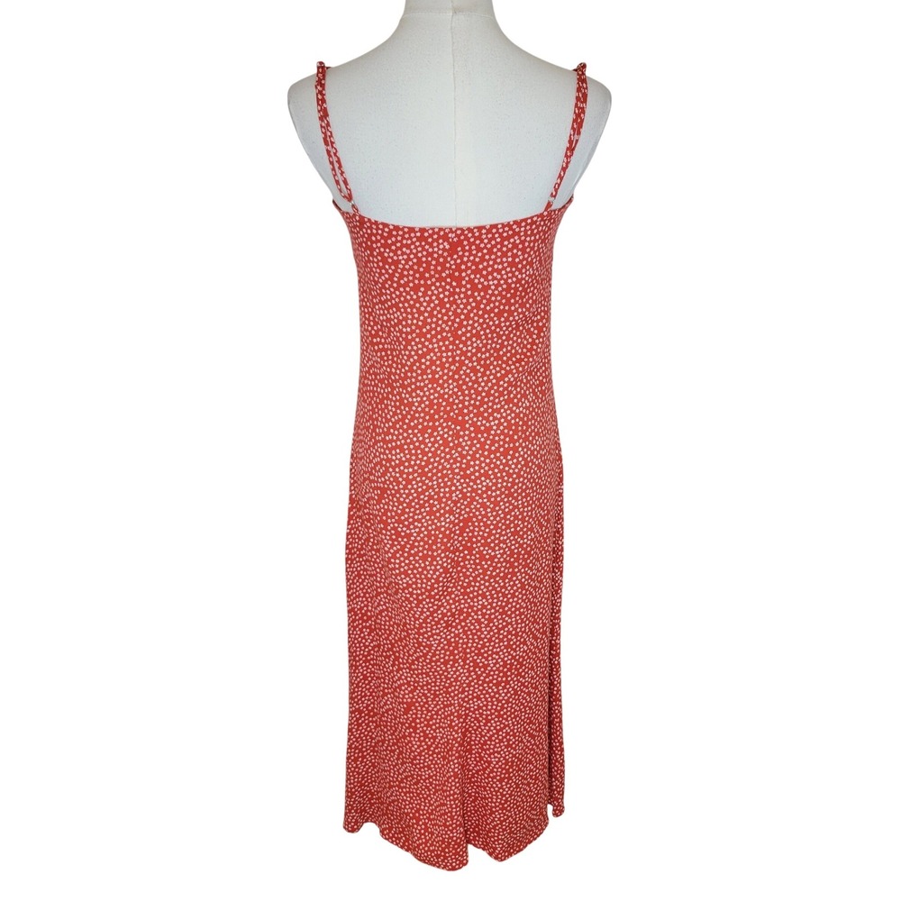 Reformation Crimini Red Floral Midi Sundress 0 NWT Vacation Slip Summer Beach - Picture 10 of 10